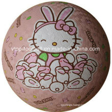 Hello Kitty Pink Rubber Playground Ball for Kids